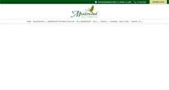 Desktop Screenshot of meadowoodgolfandtennis.com